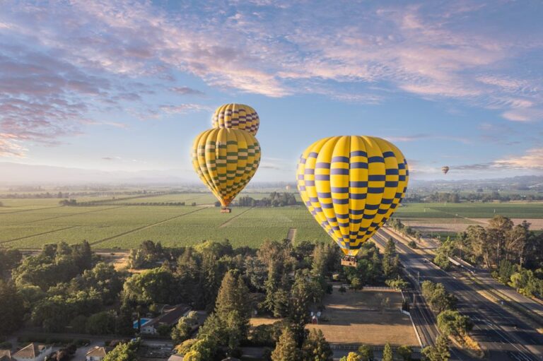 balloons above the valley napa